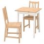 Light Brown Stained White Stained / Light Brown Stained