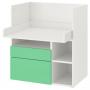 White Green / With 2 Drawers
