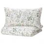 White / Floral Pattern