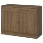 Brown Stained Oak Veneer