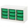 White / Green