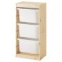 Light White Stained Pine / White