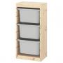 Light White Stained Pine / Gray