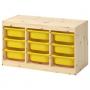 Light White Stained Pine / Yellow