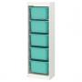 White / Turquoise