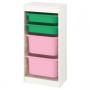 White / Green Pink